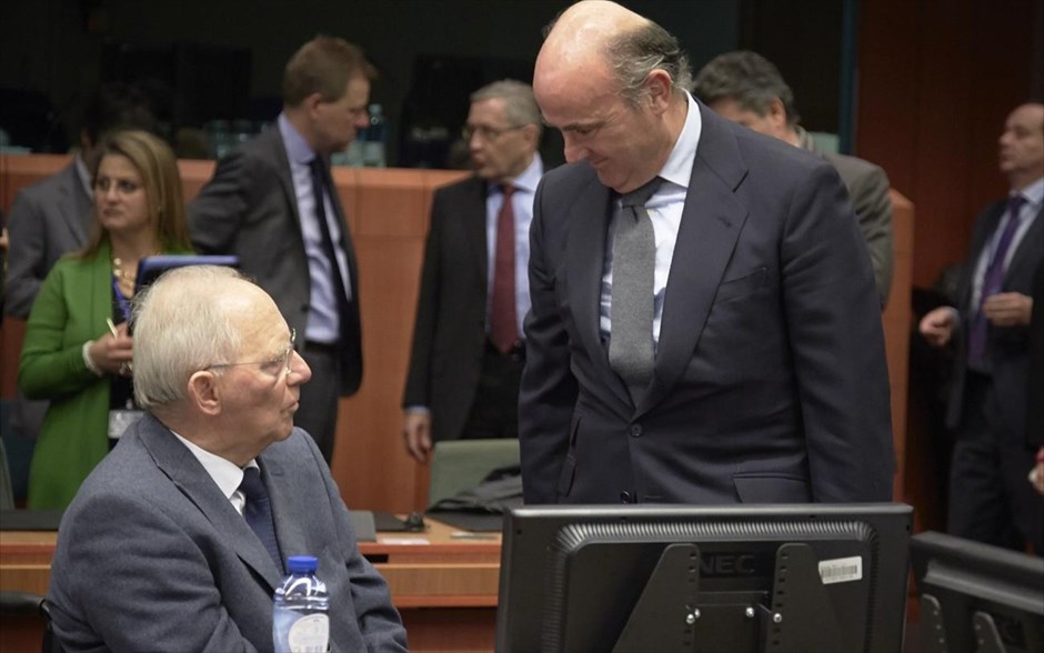 Βόλφγκανγκ Σόιμπλε - Λουίς Ντε Γκίντος. Ο Βόλφγκανγκ Σόιμπλε με τον Λουίς Ντε Γκίντος.