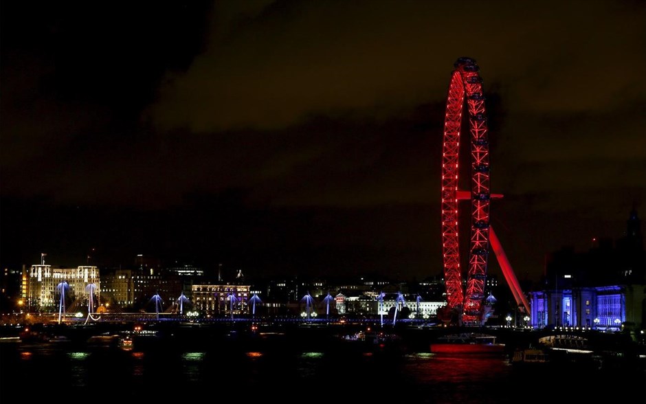 Η Ώρα της Γης - Λονδίνο. Το London Eye, στο κεντρικό Λονδίνο.