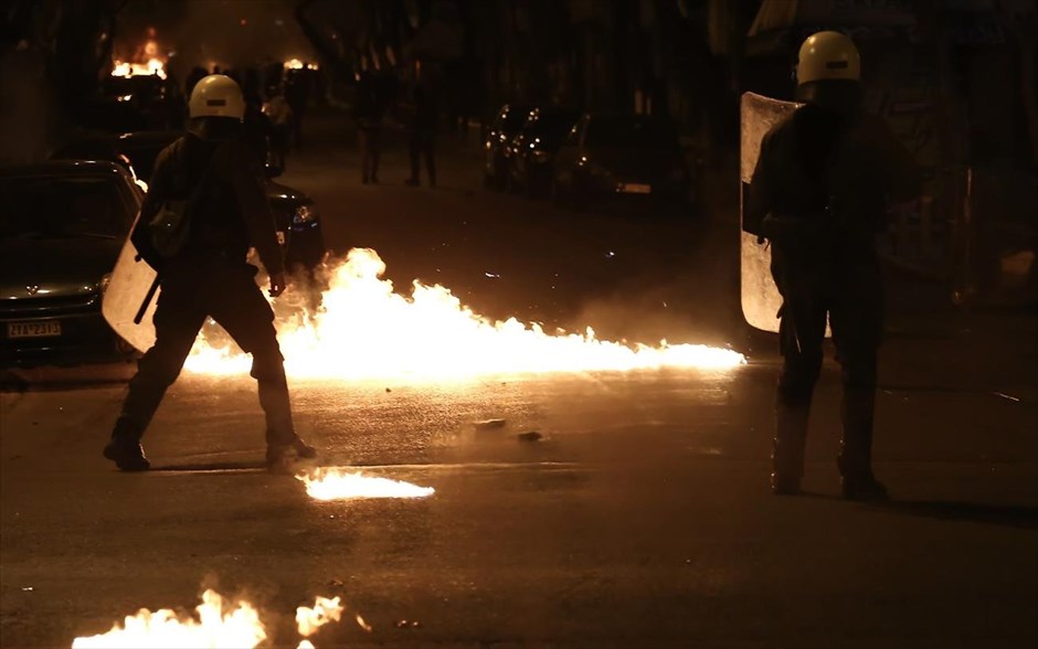 Επεισόδια στα Εξάρχεια. 
