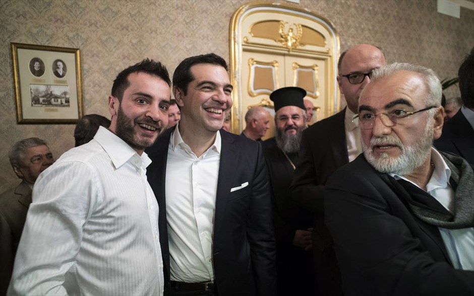 Μόσχα: Συνάντηση Αλέξη Τσίπρα με ομογενείς. Ο πρωθυπουργός Αλέξης Τσίπρας κατά τη διάρκεια συνάντησής του με Ομογενειακούς Συλλόγους.