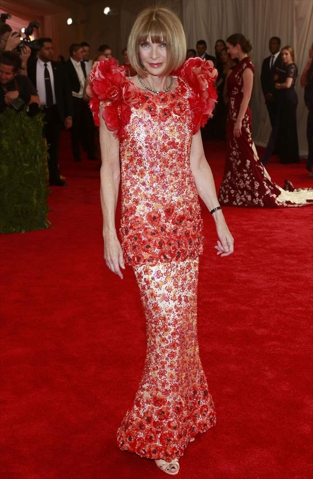 METGALA 2015. Η Άννα Γουίντουρ.