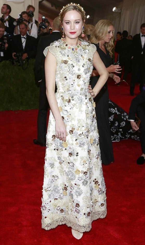 METGALA 2015. Η Μπρι Λάρσον.