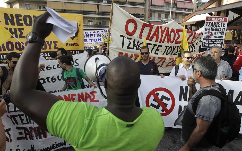 Αντιφασιστικές συγκεντρώσεις διαμαρτυρίας - Δίκη Χρυσής Αυγής - Φυλακές Κορυδαλλού. 