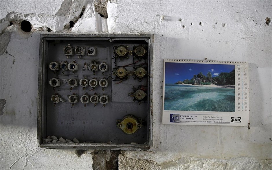 Εργοστάσια φαντάσματα - Τα απομεινάρια της ελληνικής βιομηχανίας. Στιγμιότυπο από εργοστάσιο βαμβακιού στη Λάρισα, στη Θεσσαλία.
