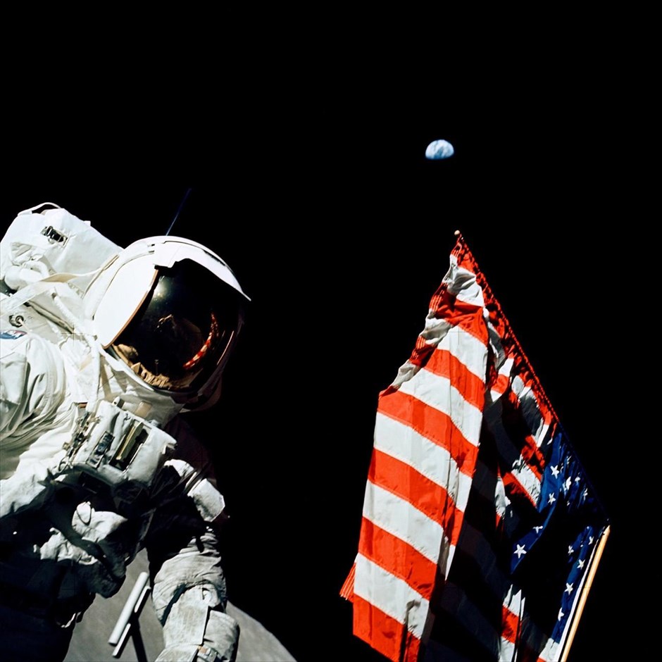 Μισός αιώνας διαστημικών περιπάτων από τη NASA. Περίπατος στο φεγγάρι, στο πλαίσιο της αποστολής Apollo 17.