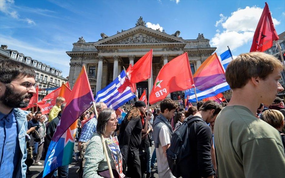 Βρυξέλλες - Πορεία υπέρ της Ελλάδας. 