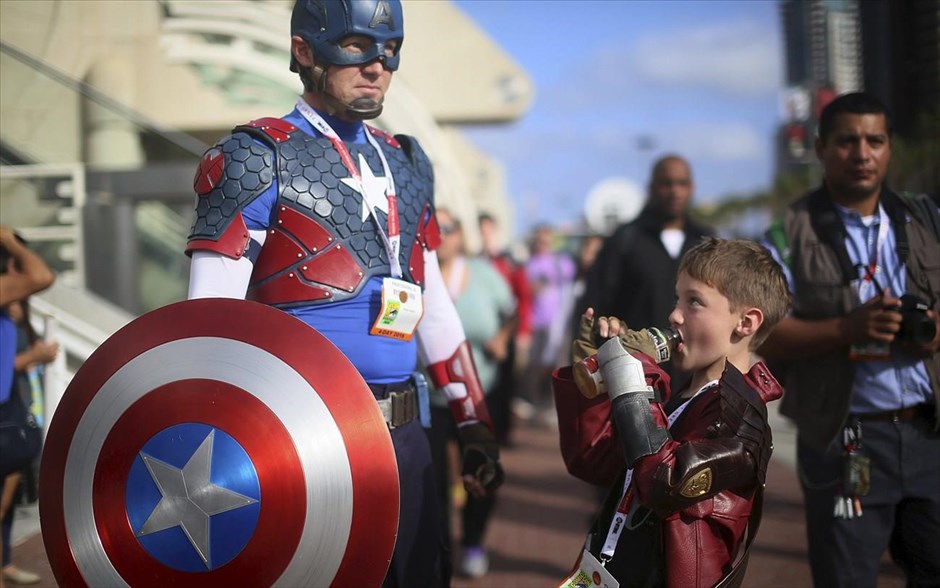 Comic-Con - Σαν Ντιέγκο. Ο Captain America.