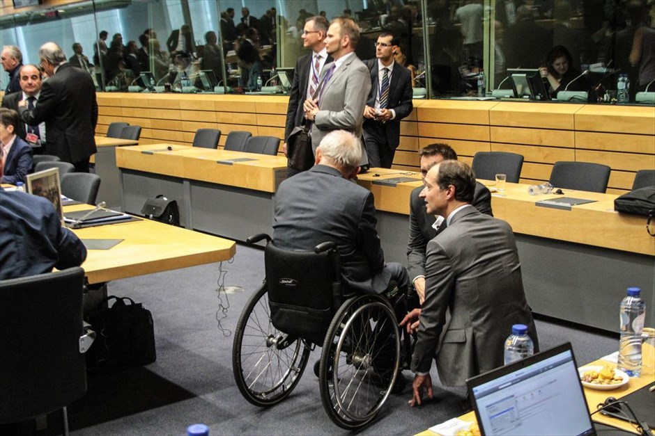 Σόιμπλε - Eurogroup. Ο Γερμανός υπουργός Οικονομικών Βόλφγκανγκ Σοίμπλε.