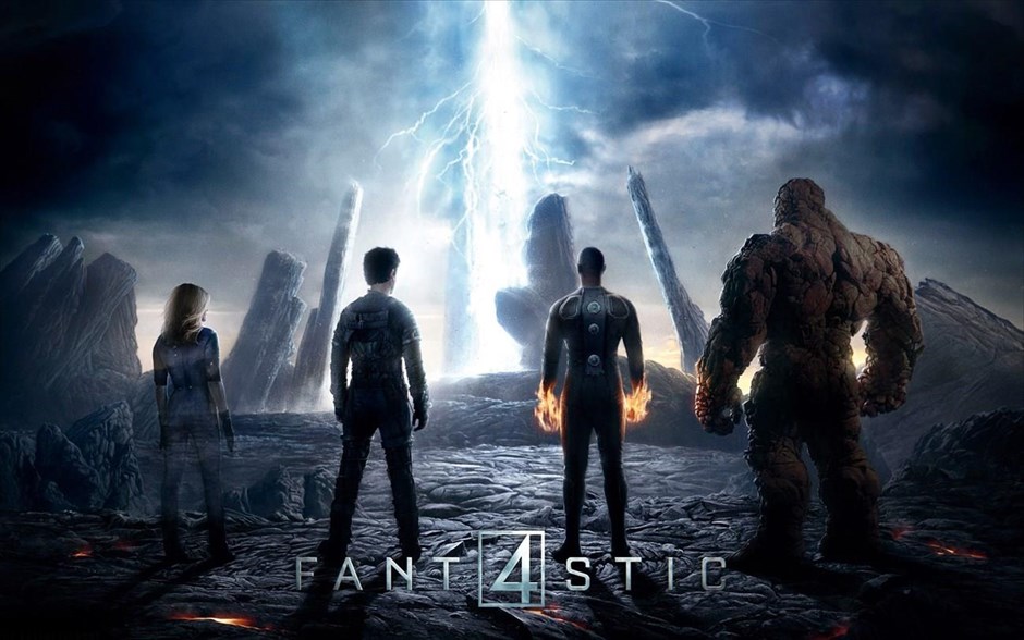 Fantastic four. Η πρώτη ομάδα σούπερ ηρώων στη μακρά ιστορία των Marvel Comics καταλαμβάνει τη μεγάλη οθόνη, μέσα από την περιπέτεια επιστημονικής φαντασίας του Τζος Τρανκ, με τους Μάιλς Τέλερ, Κέιτ Μάρα, Μάικλ Μπ. Τζόρνταν, Τζέιμι Μπελ και Τόμπι Κέμπελ.