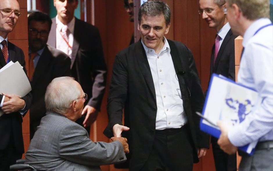 Eurogroup - Τσακαλώτος  - Σόιμπλε. 
