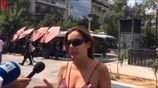 Διανομή φαγητού σε πρόσφυγες στην πλ. Βικτωρίας από τον Ερυθρό Σταυρό