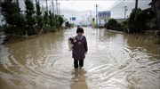 Στους πλημμυρισμένους δρόμους της πόλης Τζόσο