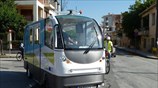 Λεωφορείο χωρίς οδηγό στην πόλη των Τρικάλων
