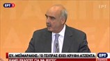 Απόσπασμα από τη συνέντευξη Τύπου του Βαγγέλη Μεϊμαράκη