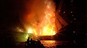 Η πυρπόληση του τουρκικού στόλου αναβίωσε στις Σπέτσες