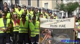 Έξω από το ΣτΕ οι μεταλλωρύχοι της Χαλκιδικής