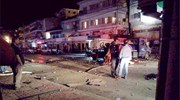 Έκρηξη σε πλυντήριο αυτοκινήτων στη Βέροια