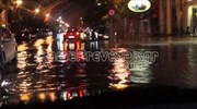 Πλημμύρες στην Πρέβεζα από τις έντονες βροχοπτώσεις