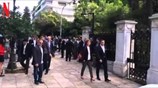 Άφιξη Αλέξη Τσίπρα στο Προεδρικό Μέγαρο