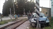 Σέρρες: Ένας νεκρός από σύγκρουση αυτοκινήτου με αμαξοστοιχία