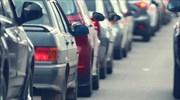 Μποτιλιάρισμα λόγω τροχαίων στην Αθηνών - Λαμίας στο ύψος της Μεταμόρφωσης