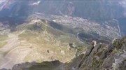 Συναρπαστική πτήση με wingsuit