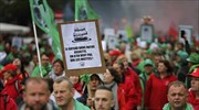 Ογκώδης διαδήλωση κατά της λιτότητας στις Βρυξέλλες