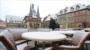 Γερμανία: Χιόνια στην πόλη Βερνιγκερόντε
