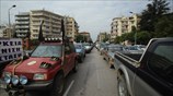 Διαμαρτυρία αγροτών στο υπουργείο Μακεδονίας - Θράκης