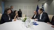 Συνάντηση του Αλ. Τσίπρα με την επικεφαλής του Αριστερού Μπλοκ της Πορτογαλίας