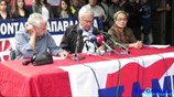 Συνέντευξη Τύπου του ΠΑΜΕ έξω από το υπουργείο Εργασίας