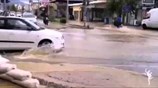 Ιδιαίτερα προβλήματα από την κακοκαιρία στα σύνορα Μενιδίου - Καματερού