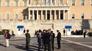 Προετοιμασία στον Άγνωστο Στρατιώτη για την κατάθεση στεφάνου από τον Ολάντ