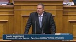 Π. Καμμένος: Να λήξει το θέμα της υπερεξουσίας των καναλαρχών