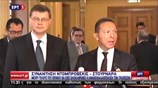 Δήλωση του Γ. Στουρνάρα μετά τη συνάντηση με τον Β. Ντομπρόβσκις