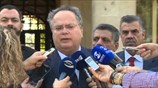 Δηλώσεις του Ν. Κοτζιά μετά τη σύσκεψη με τον Ν. Αναστασιάδη στη Λευκωσία