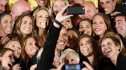 Selfie με τον Μπαράκ Ομπάμα