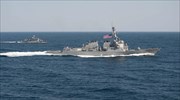 Τηλεδιάσκεψη των αρχηγών του ναυτικού ΗΠΑ - Κίνας για τη Νότια Σινική Θάλασσα
