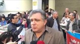 Παράσταση διαμαρτυρίας έξω απο το υπουργείο υγείας