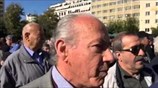 Στην Κλαυθμώνος διαδηλώνουν συνταξιούχοι
