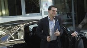 Στην Κουμουνδούρου για τη συνεδρίαση της ΠΓ του ΣΥΡΙΖΑ ο Αλ. Τσίπρας