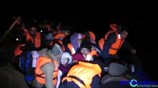 Διάσωση προσφύγων σε παραλία της Λέσβου