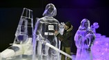 Γλυπτά από πάγο με χαρακτήρες του Star Wars