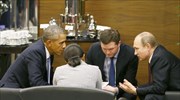 Κρεμλίνο: Εποικοδομητική αλλά χωρίς αξιοσημείωτη πρόοδο η συνάντηση Πούτιν - Ομπάμα