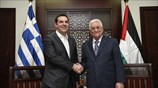 Με τον Μαχμούτ Αμπάς συναντήθηκε ο Πρωθυπουργός 