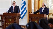 Σε ευρύ πλάνο δράσης συμφώνησαν Αθήνα - Τεχεράνη