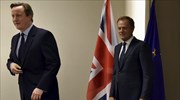 Τουσκ: Η αβεβαιότητα γύρω από το Brexit αποσταθεροποιεί την Ε.Ε.