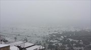 Χιονίζει στα νότια ορεινά της Πελοποννήσου