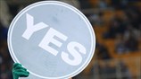 Πρόταση γάμου στον αγώνα Παναθηναϊκός - Ζιέλονα Γκόρα