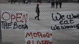 Μετανάστες στο γήπεδο του Τάε Κβο Ντο
